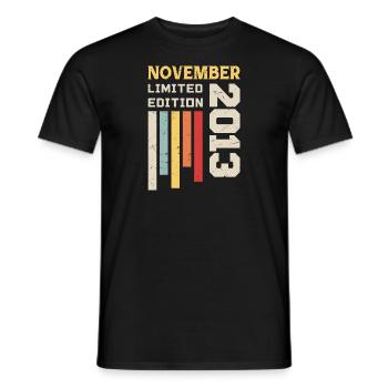 Novembre 2013 Cadeau Anniversaire - Novembre 2013 - T-shirt homme - noir - Devant - AI Model Male 178 light (178cm)