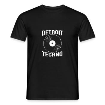 Rave Raver Techno music Techno bass Mischpult - Männer T-Shirt - Schwarz - Vorne - AI Model Male 178 light (178cm)