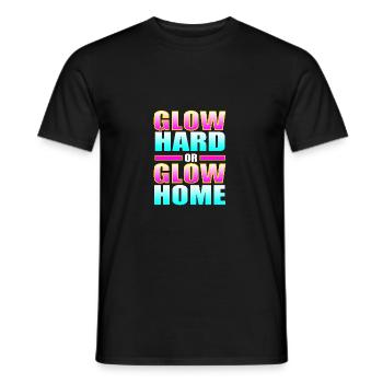 Rave Raver Techno music Techno bass Mischpult - Männer T-Shirt - Schwarz - Vorne - AI Model Male 178 light (178cm)