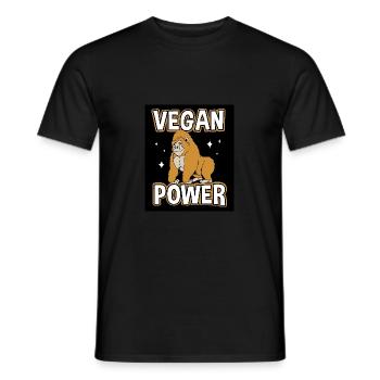 Gorilla - Men's T-Shirt - black - Front - AI Model Male 178 light (178cm)