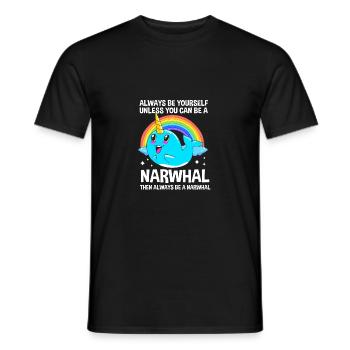 Narval - T-shirt homme - noir - Devant - AI Model Male 178 light (178cm)