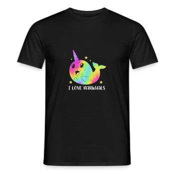 Narval - T-shirt homme - noir - Devant - AI Model Male 178 light (178cm)