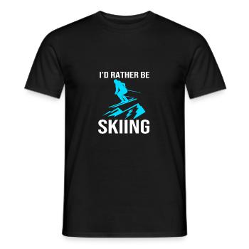 Ski Ski Holiday - Men's T-Shirt - black - Front - AI Model Male 178 light (178cm)