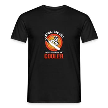 Snowboard Snowboarding Snowboard Holidays Snowboarders - Men's T-Shirt - black - Front - AI Model Male 178 light (178cm)