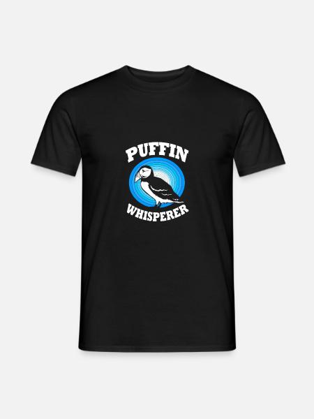 Papageientaucher Puffin - Men's T-Shirt - black