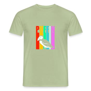 Papageientaucher Puffin - Männer T-Shirt - Sage - Vorne - AI Model Male 178 light (178cm)
