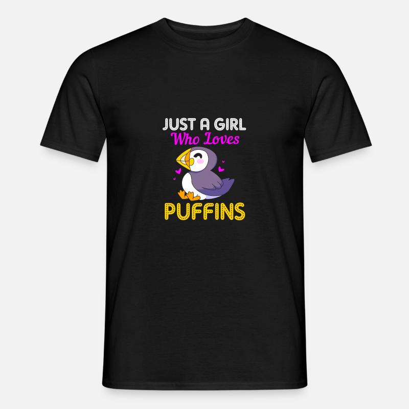 Macareux Papageientaucher - T-shirt homme - noir