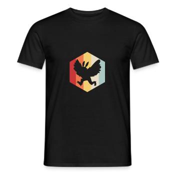 Papillon de nuit - T-shirt homme - noir - Devant - AI Model Male 178 light (178cm)