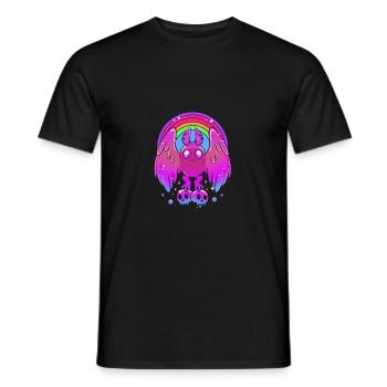 Papillon de nuit - T-shirt homme - noir - Devant - AI Model Male 178 light (178cm)