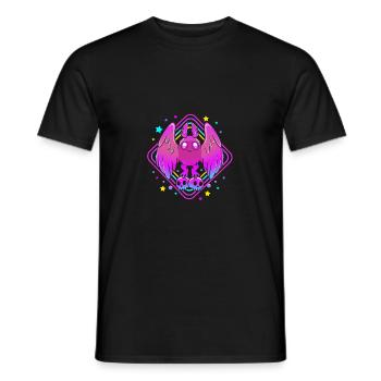 Papillon de nuit - T-shirt homme - noir - Devant - AI Model Male 178 light (178cm)