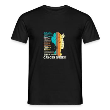 Sternzeichen Krebs - Männer T-Shirt - Schwarz - Vorne - AI Model Male 178 light (178cm)