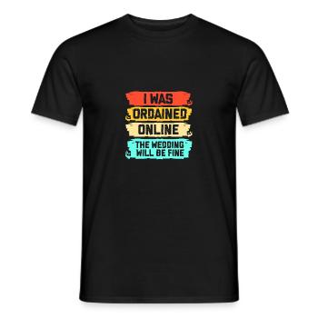 Pasteur - T-shirt homme - noir - Devant - AI Model Male 178 light (178cm)