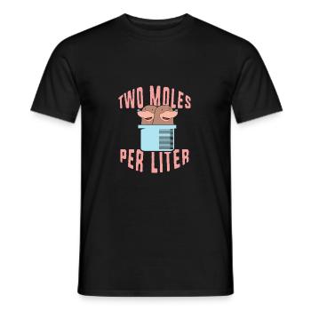 Chemistry Teacher Chemistry Chemist - Men's T-Shirt - black - Front - AI Model Male 178 light (178cm)
