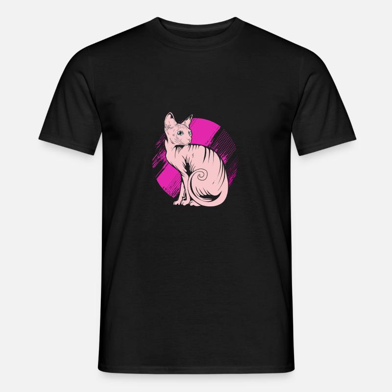 Sphynx - Männer T-Shirt - Schwarz