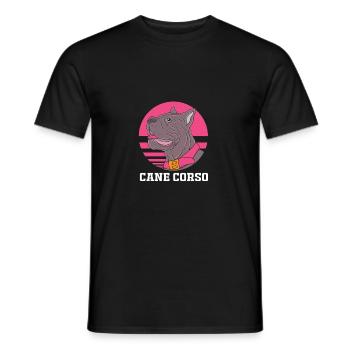Cane corso - T-shirt homme - noir - Devant - AI Model Male 178 light (178cm)