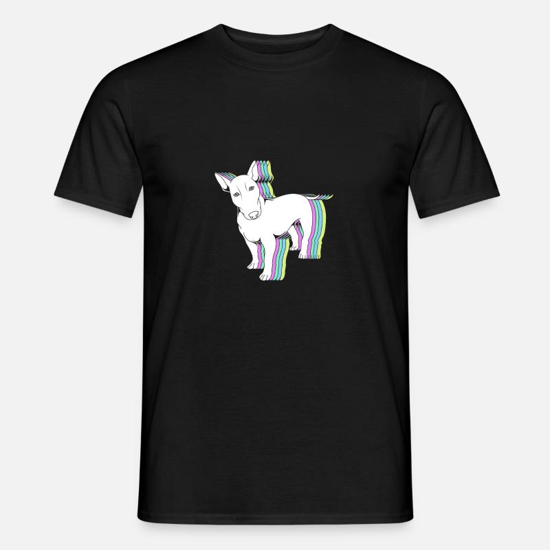 Bullterrier - Männer T-Shirt - Schwarz