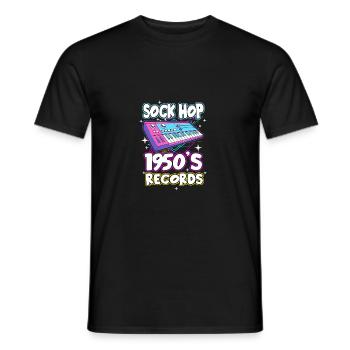 Sock Hop - Männer T-Shirt - Schwarz - Vorne - AI Model Male 178 light (178cm)