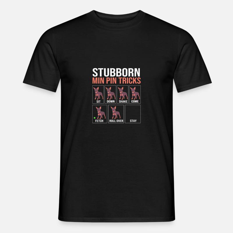 Zwergpinscher - Männer T-Shirt - Schwarz