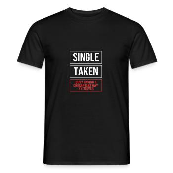 Chesapeake Bay Retriever - Männer T-Shirt - Schwarz - Vorne - AI Model Male 178 light (178cm)