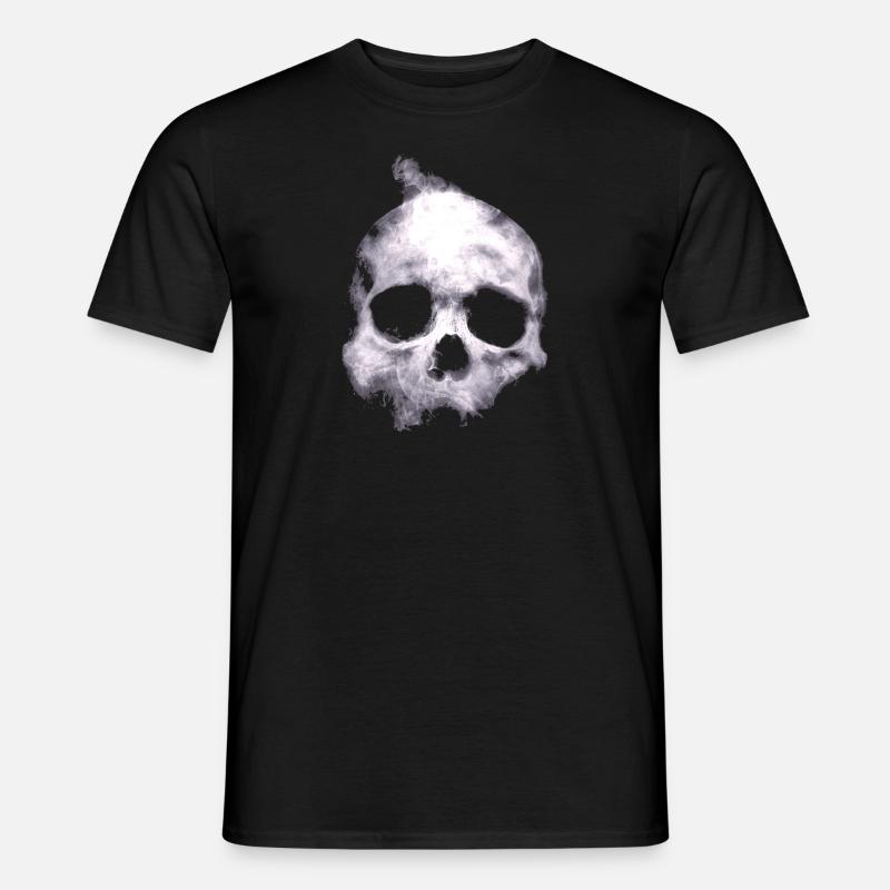 Schädel - Männer T-Shirt - Schwarz