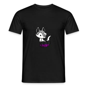 Asexueller Fuchs Ace Pride - Männer T-Shirt - Schwarz - Vorne - AI Model Male 178 light (178cm)