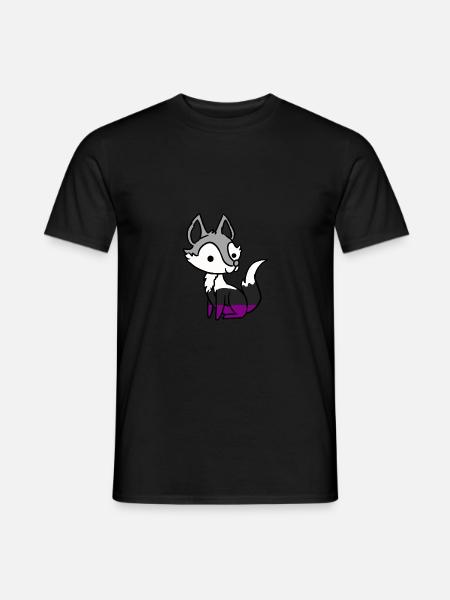 Asexueller Fuchs Ace Pride - Männer T-Shirt - Schwarz