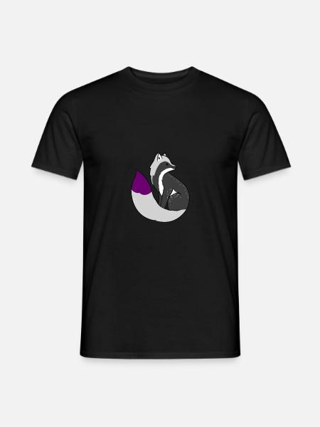Demisexual Fox Demisexual Pride - Men's T-Shirt - black