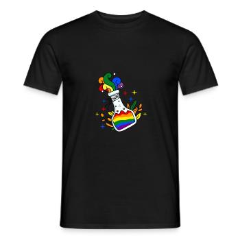 LGBT Gay Pride Trank Gay Pride - Männer T-Shirt - Schwarz - Vorne - AI Model Male 178 light (178cm)