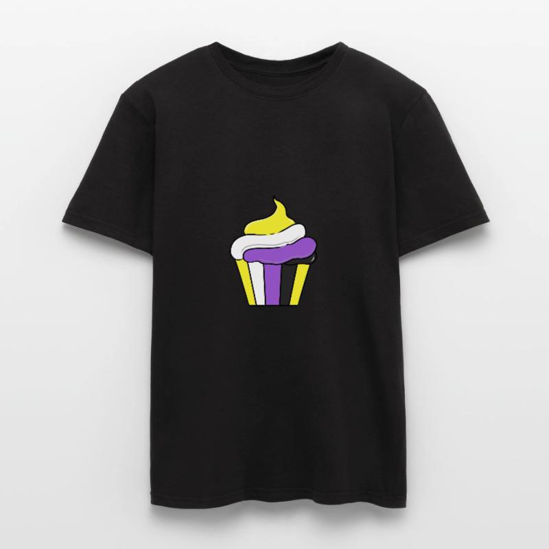 Nonbinary Cupcake Nonbinary Pride Men’s T-shirt