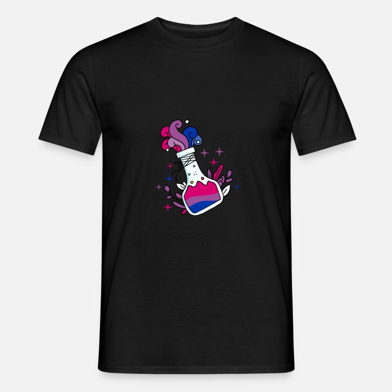 Bisexueller Trank Bisexual Pride - Männer T-Shirt - Schwarz