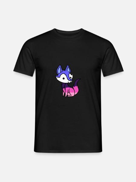Omnisexual Pride Fox - Men's T-Shirt - black