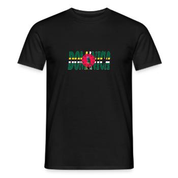 Dominique - T-shirt homme - noir - Devant - AI Model Male 178 light (178cm)