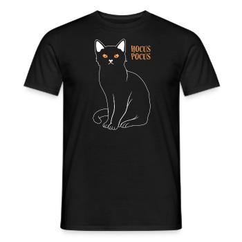 Skull Horror Halloween Gift - Men's T-Shirt - black - Front - AI Model Male 178 light (178cm)