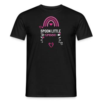 Spoon Little Spoon - Men's T-Shirt - black - Front - AI Model Male 178 light (178cm)