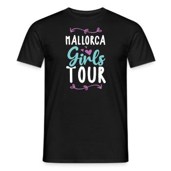 Mallorca Girls Tour - Men's T-Shirt - black - Front - AI Model Male 178 light (178cm)