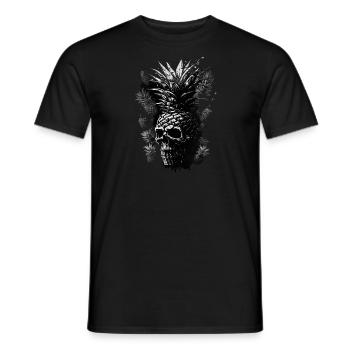 Fruit d’ananas effrayant - T-shirt homme - noir - Devant - AI Model Male 178 light (178cm)