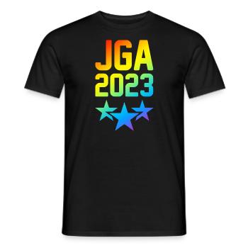 Jga 2023 Junggesellenabschied - Männer T-Shirt - Schwarz - Vorne - AI Model Male 178 light (178cm)