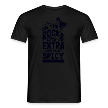 Attenzione Spicy Margarita Cocktail Lover's - Men's T-Shirt - black - Front - AI Model Male 178 light (178cm)