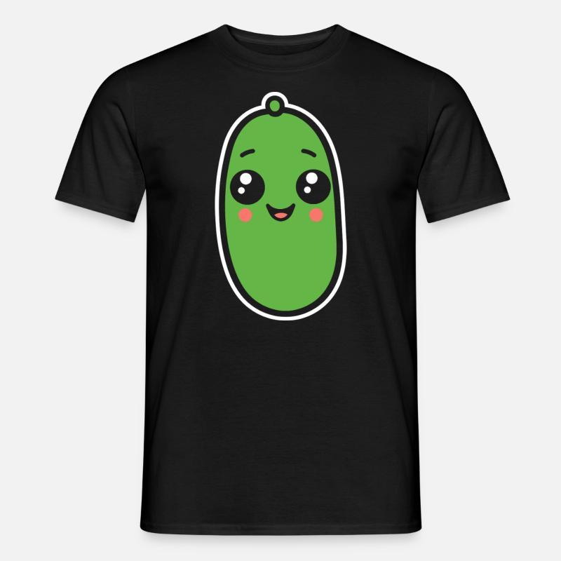 Gurke - Männer T-Shirt - Schwarz