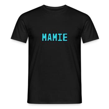 OMA. MUTTERTAG. ALLES GUTE ZUM OMA-TAG. ICH LIEBE DICH - Männer T-Shirt - Schwarz - Vorne - AI Model Male 178 light (178cm)