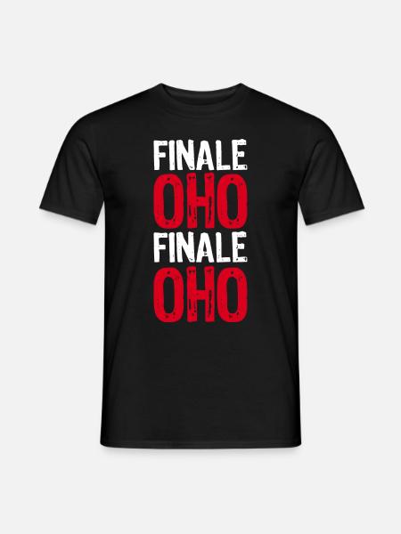 FINALE OHO - Fußball Sport Meisterschaft Gewinner - Männer T-Shirt - Schwarz