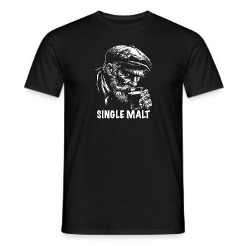Single Malt Scotland Whisky Bestseller - T-shirt homme - noir - Devant - AI Model Male 178 light (178cm)