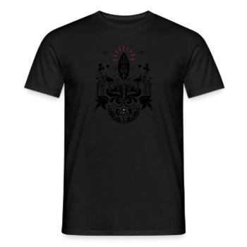 H.O.P.E -Espoir - T-shirt homme - noir - Devant - AI Model Male 178 light (178cm)
