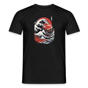 Kyoto - Men's T-Shirt - black - Front - AI Model Male 178 light (178cm)