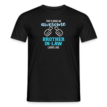 Schwager - Männer T-Shirt - Schwarz - Vorne - AI Model Male 178 light (178cm)