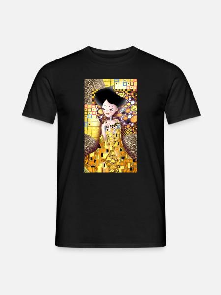 Portrait of a Woman - Men's T-Shirt - black