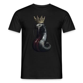 Wurm - Männer T-Shirt - Schwarz - Vorne - AI Model Male 178 light (178cm)