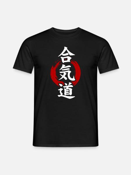 Enso Aikido - T-shirt homme - noir