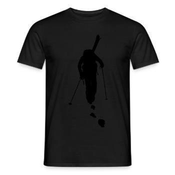 freeride skiing - T-shirt homme - noir - Devant - AI Model Male 178 light (178cm)