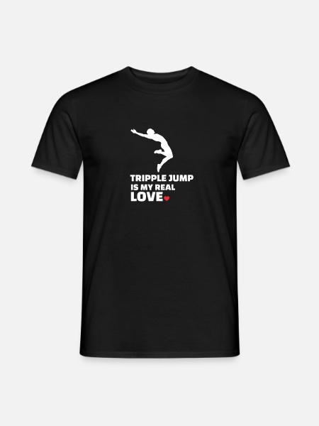 J’adore le triple saut - T-shirt homme - noir